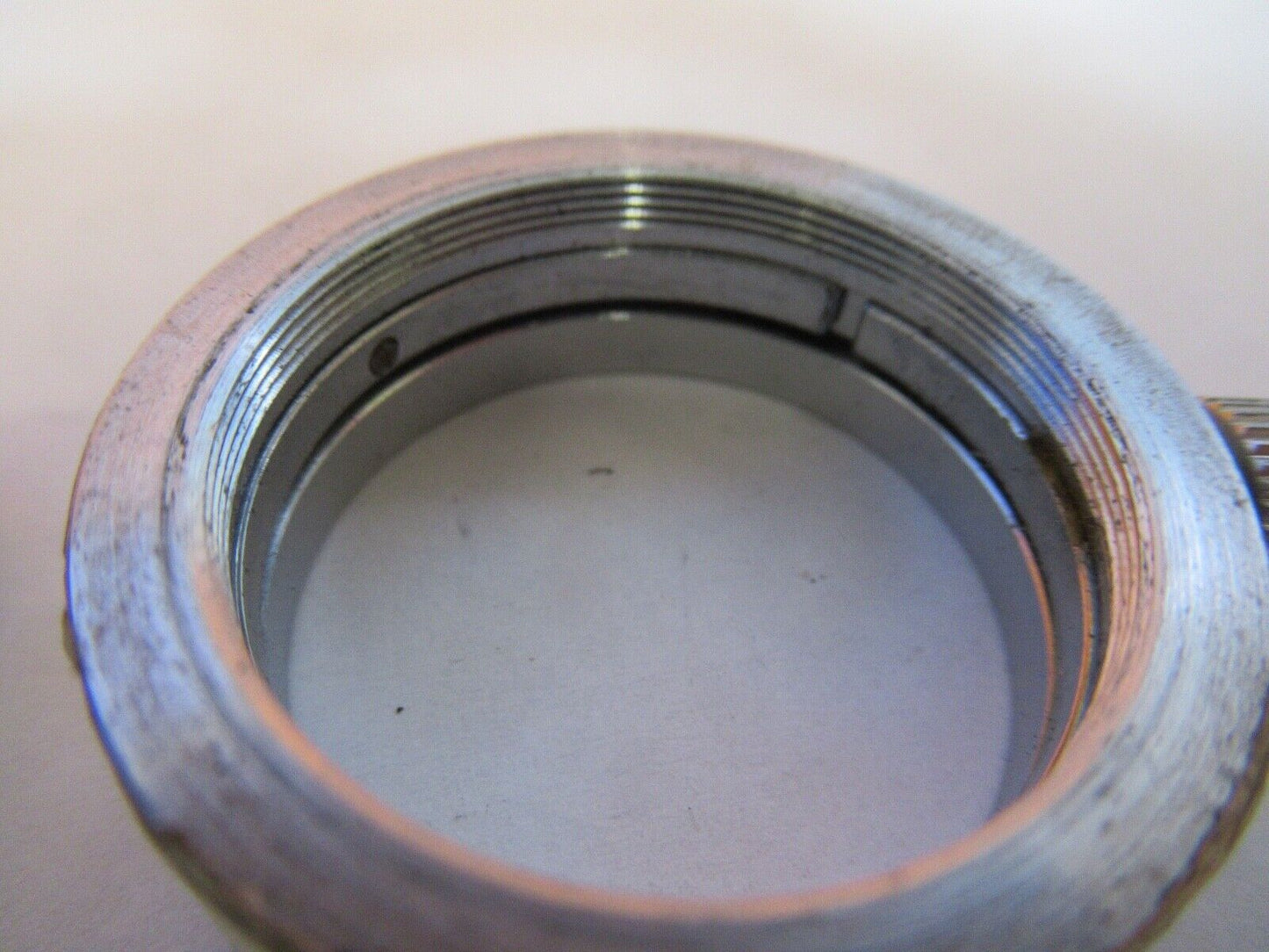 LOT KLEMMRINGE UNBEKANNTER HERSTELLER MIKROSKOP TEIL ABGEBILDET &amp;FT-1-A-23