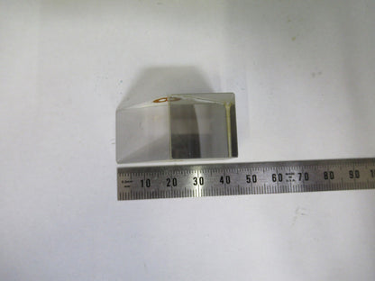 ANTIQUE BAUSCH LOMB GLASS PRISM OPTICS MICROSCOPE PART AS PICTURED  V3-A-55