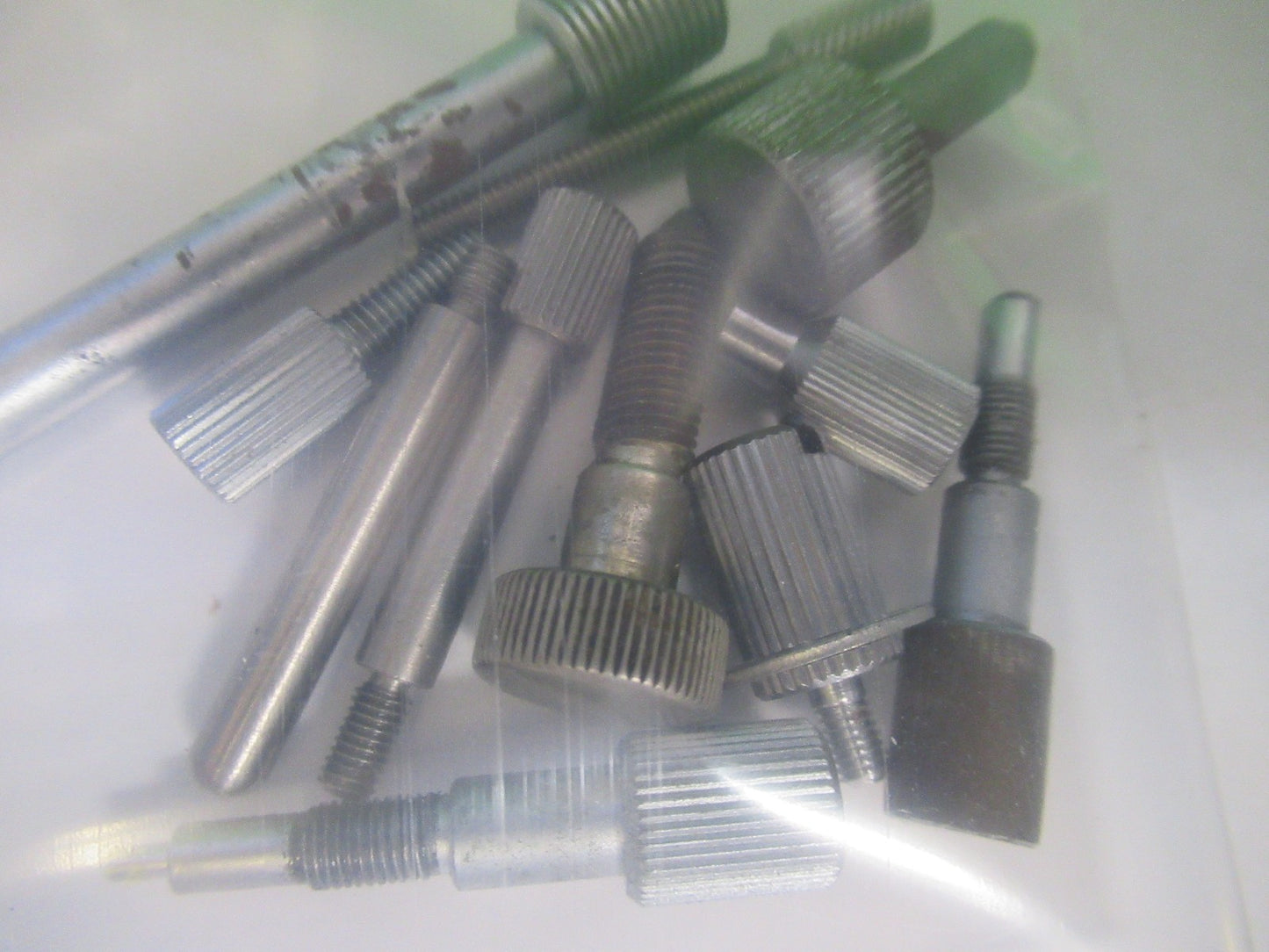 OLYMPUS JAPAN LOT SCREWS MICROSCOPE PART AS PICTURED AS PICTURED W3-C-36