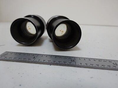 MICROSCOPE PART LOT EYEPIECES OLYMPUS 15X + RETICLE OPTICS AS IS BIN#N8-H-03