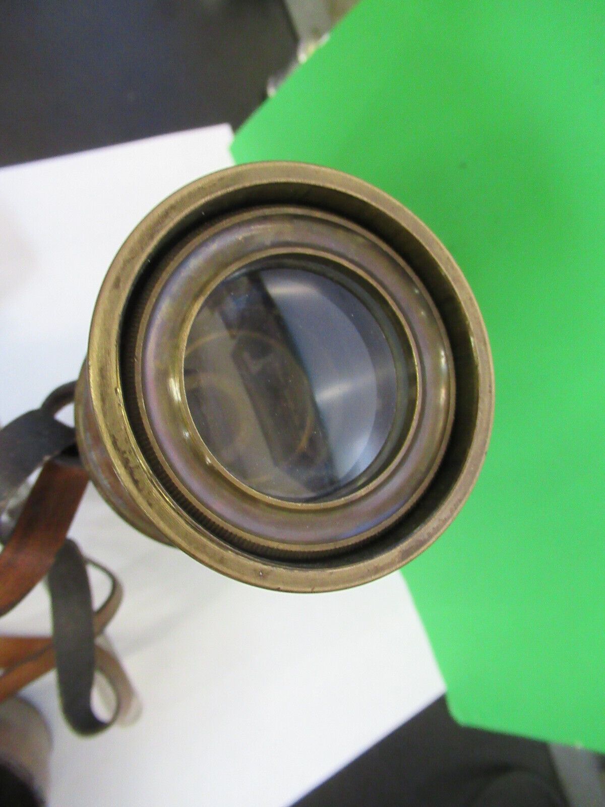 COLLECTABLE ANTIQUE BRASS LONDON TELESCOPE  AS PICTURED &S2-C-22