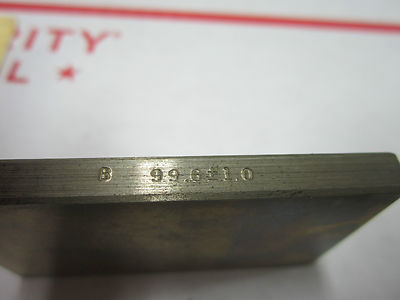 METROLOGY INSPECTION ROCKWELL HARDNESS TEST STANDARD BIN#5-23
