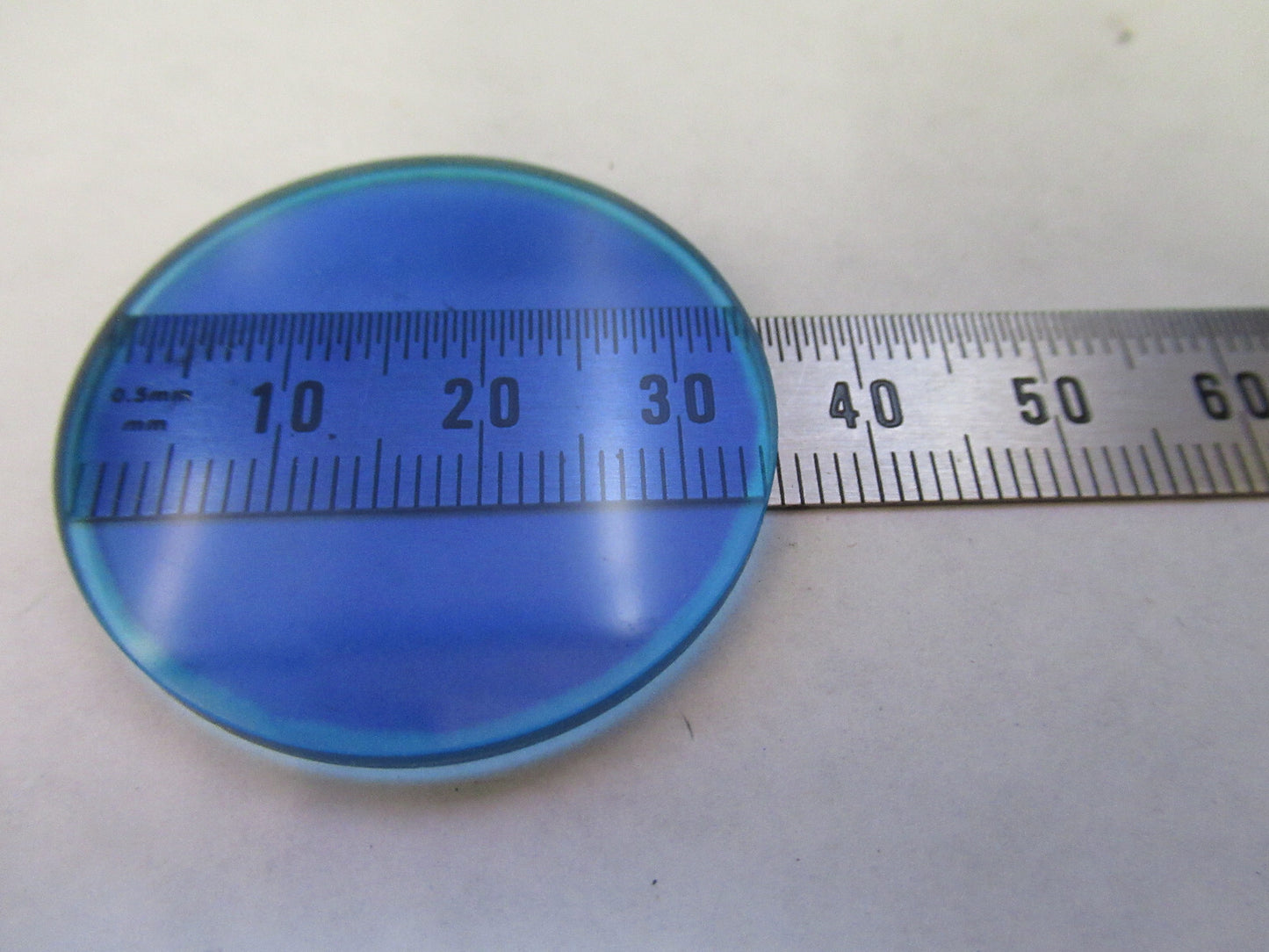 LEITZ WETZLAR GERMANY B12 BLUE GLASS FILTER MICROSCOPE PART AS PICTURED X2-A-32