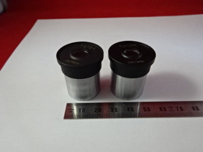 Pair Unitron Ke15X Lens Eyepiece Ocular Microscope Part Optics
