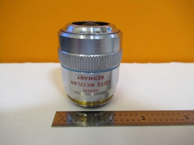 Ernst Leitz Leica Objective 567035 D Plan Apo 50X Optics Microscope Part AS Pic