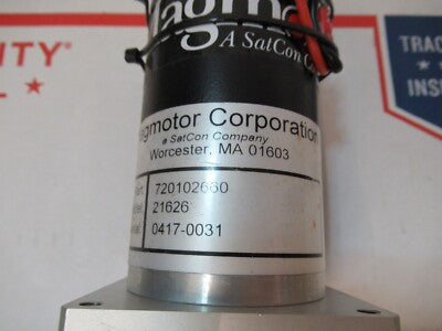 MAGMOTOR 21626 STEP ELECTRIC MOTOR AUTOMATION STEPPER AS PICTURED &15-A-05