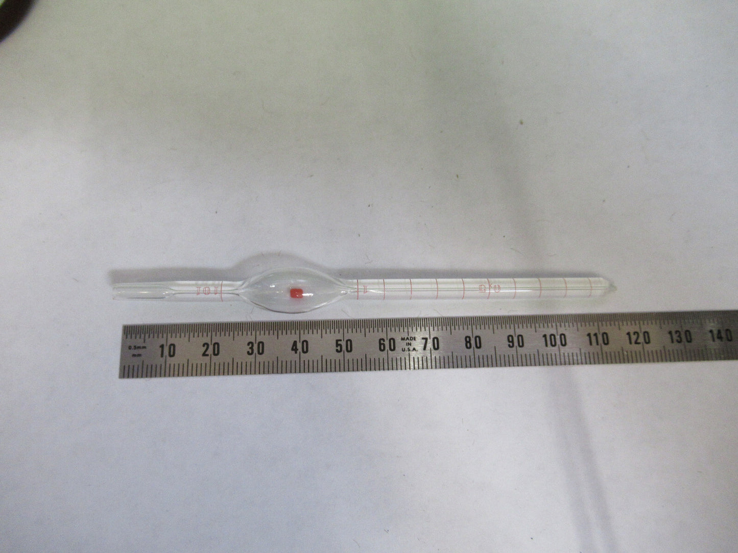 PIPETTE 1 ML HEMATOCYTO BLOOD TEST MICROSCOPE PART AS PICTURED B7-B-12
