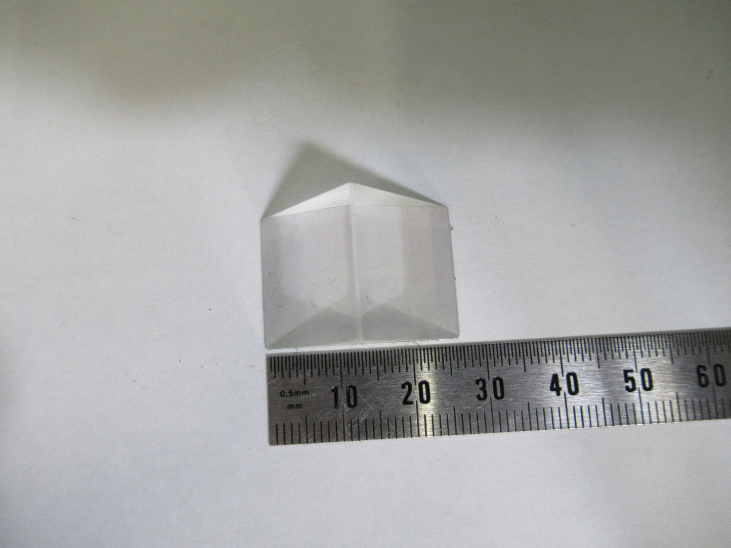 BAUSCH LOMB GLASS PRISM OPTICS MICROSCOPE OPTICAL PART AS PICTURED 98-A-04
