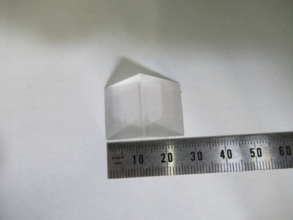 BAUSCH LOMB GLASS PRISM OPTICS MICROSCOPE OPTICAL PART AS PICTURED 98-A-04