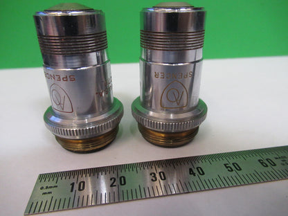 AO  INDUSTRIAL OBJECTIVE 45X 100X INFINITY MICROSCOPE PART AS PICTURED R7-B-61
