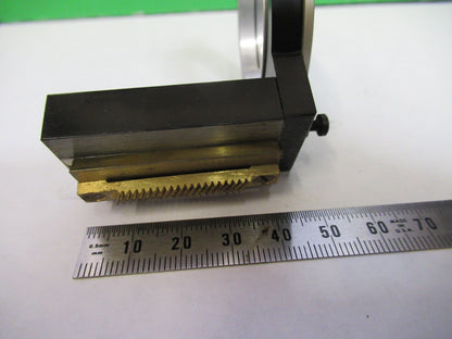 CBS BECK KASSEL CONDENSER HOLDER GERMANY MICROSCOPE PART AS PICTURED G8-A-07