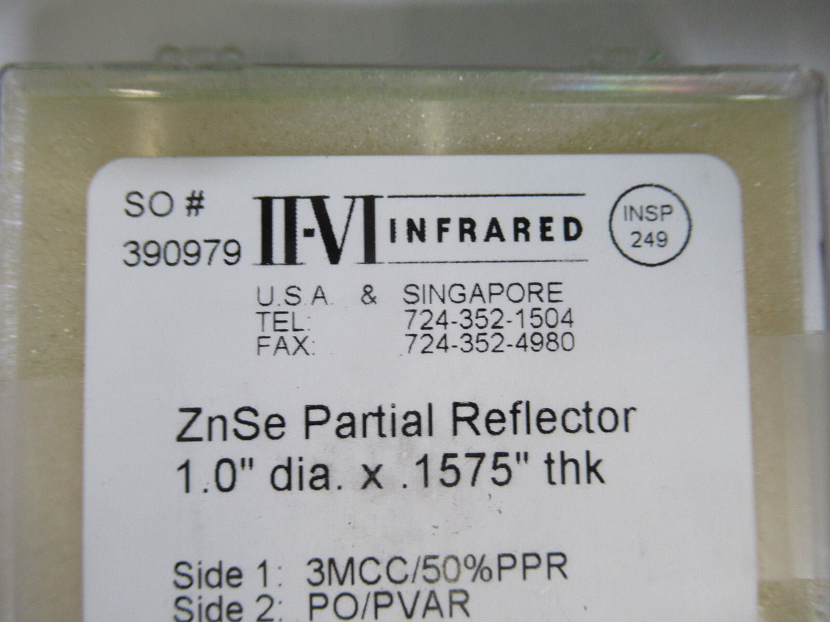 Optical Zinc Selenide ZnSe Lens Ii-iv Infrared Optics