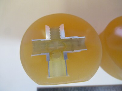 Los 2 Stück METALLOGRAPHISCHES METALLQUERSCHNITTPROBE MIKROSKOPISCHE PROBE &amp;A7-A-30