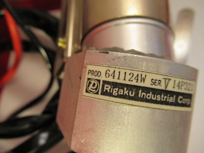 RIGAKU JAPAN X-RAY DEVICE SENSOR 641124W HIGH VOLTAGE ELECTRONICS #C7-A-07
