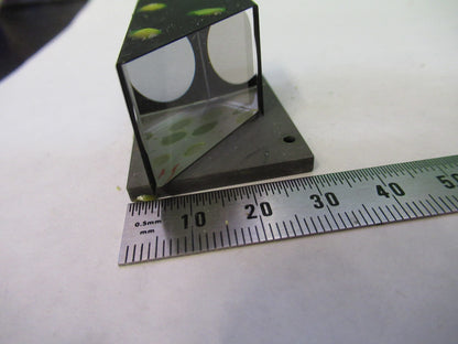 BAUSCH LOMB GLASS PRISM HEAD OPTICS MICROSCOPE PART AS PICTURED S7-A-55