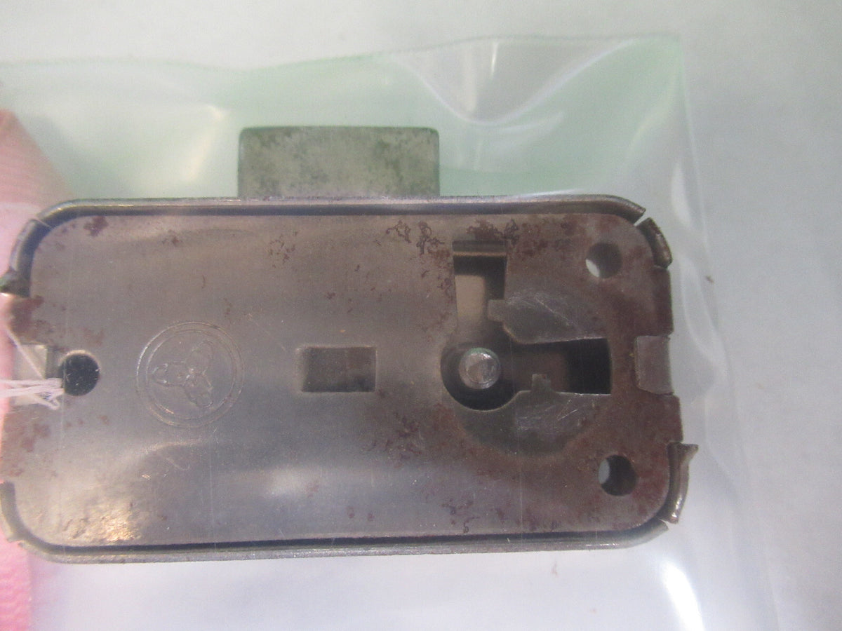 ANTIQUE LOCK + KEY for CBS KASSEL CABINET MICROSCOPE PART AS PICTURED G8-A-36