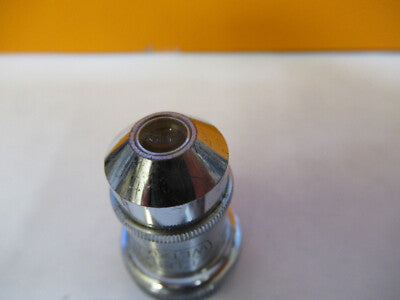 LEITZ WETZLAR GERMANY OBJECTIVE POL 10X MICROSCOPE PART AS PICTURED &A2-FT-53