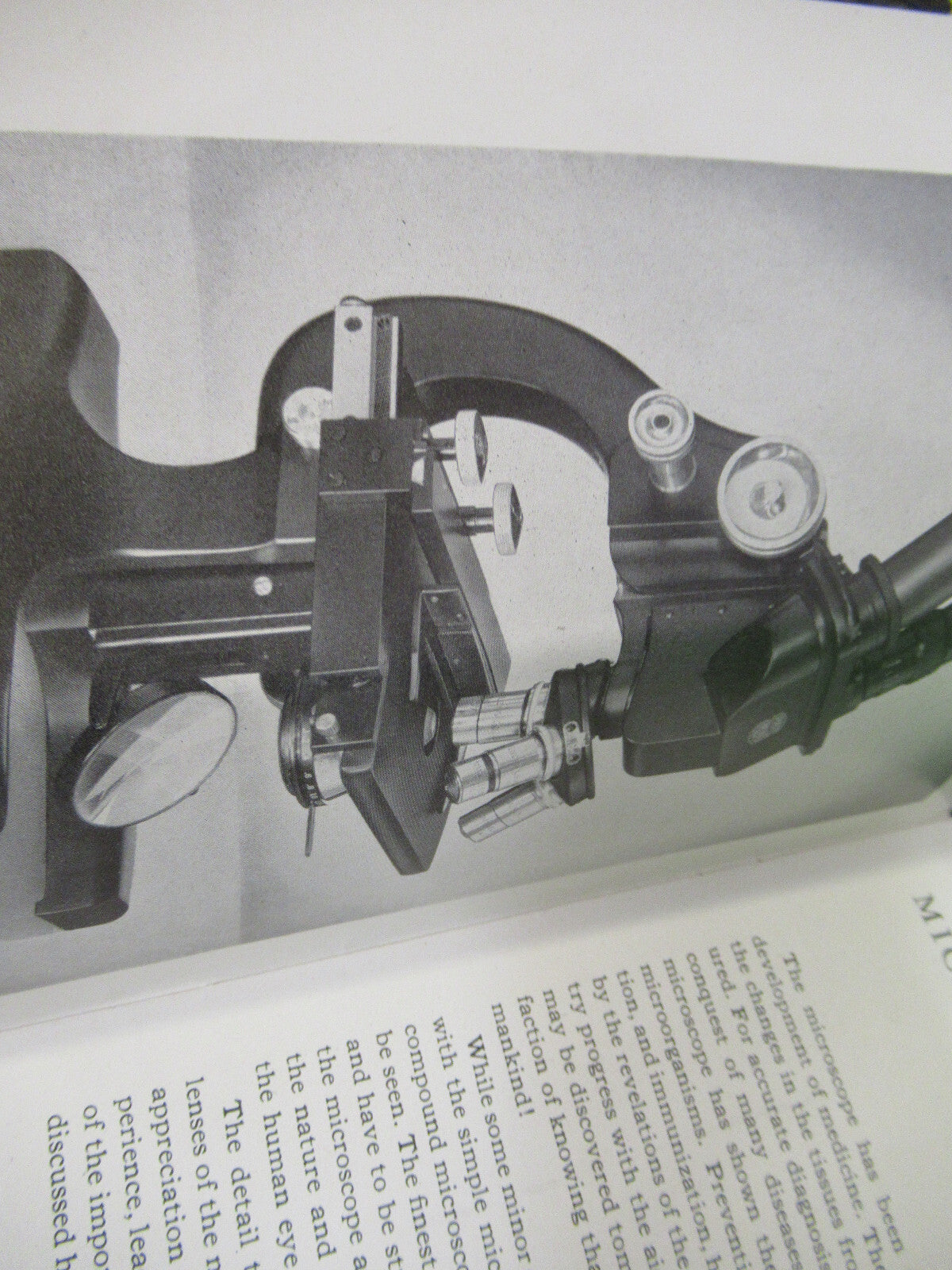 AO SPENCER 1930's BOOKLETS ANTIQUE MICROSCOPE PART AS PICTURED #R1-A-95