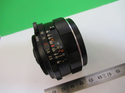 Lens Camera Asahi Japan F 1.3.5 Takumar Optics