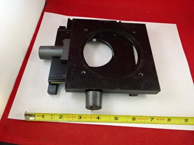 TABLE POSITIONING STAGE PART WITHOUT MICROMETERS AS IS &IL-74-08