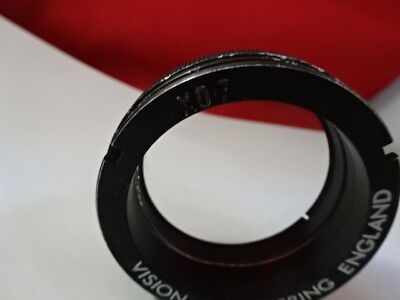 FOR PARTS VISION ENGINEERING ENGLAND STEREO LENS COVER OPTICS AS IS &98-07