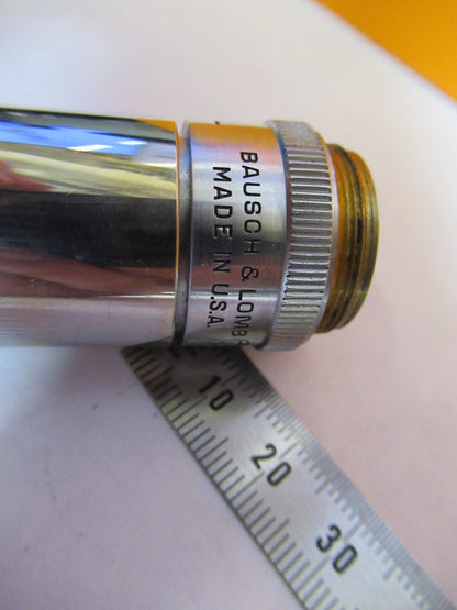MICROSCOPE INDUSTRIAL OBJECTIVE BAUSCH LOMB FLAT FIELD 100X OPTICS AS IS Y3-A-90