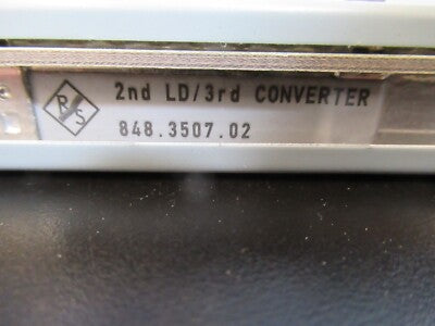 BOARD for ROHDE & SCHWARZ EMI RECEIVER 2nd LO 3rd CONVERTER 848.3507.02 &B5-A-09
