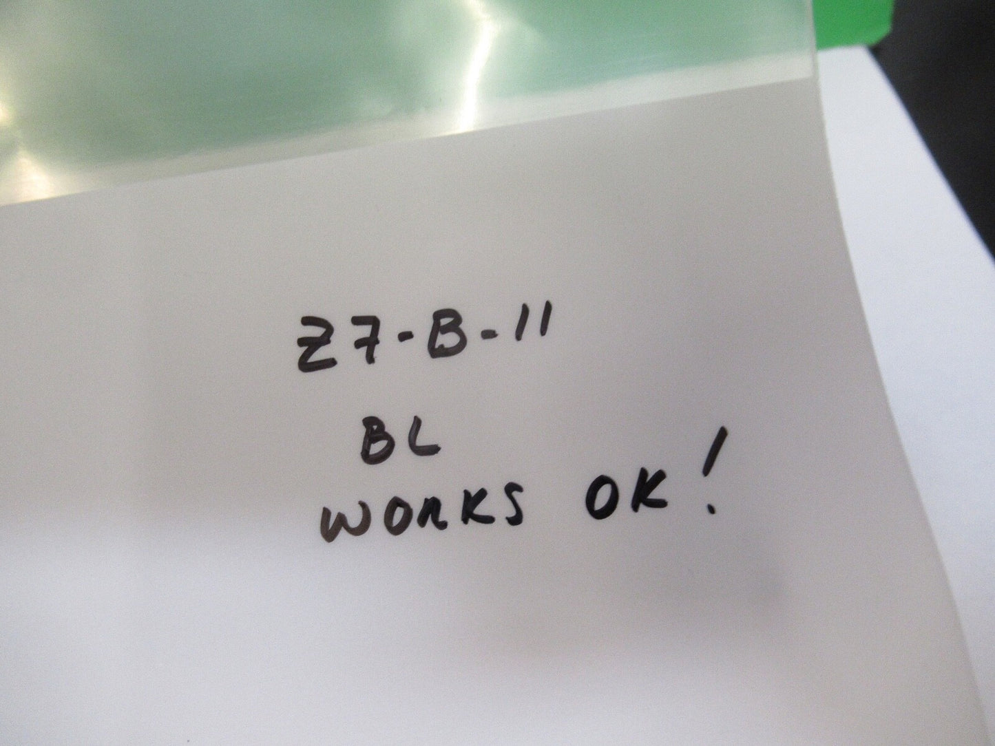 BAUSCH LOMB STAGE XY TABLE WORKS OK  MICROSCOPE PART AS PIC  z7-b-11