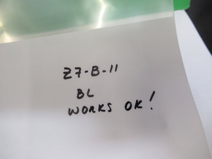 BAUSCH LOMB STAGE XY TABLE WORKS OK  MICROSCOPE PART AS PIC  z7-b-11