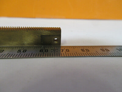 Vickers Instruments England Brass Gear Stage Microscope Part