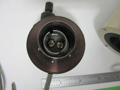 MICROSCOPE PART OLYMPUS JAPAN ILLUMINATOR HOUSING OPTICS AS IS  BIN#P6-05