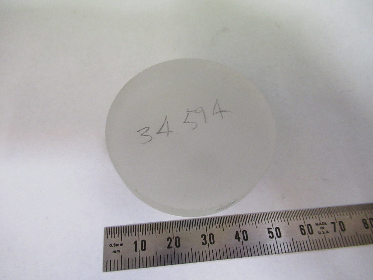 OPTICAL UNFINISHED concave CONVEX BK7 GLASS OPTICS UNCOATED AS PICTURED &s2-c-17