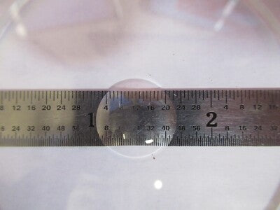 OPTICAL BK7 GLASSROUND PL-CC CENTRE LENS MIL-SPEC OPTICS AS PICTURED &27-B-11
