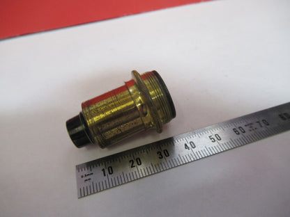 ANTIQUE BRASS WATSON LENS OBJECTIVE MICROSCOPE AS PICTURED &F8-A-76