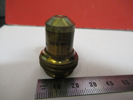 Antique Brass Bausch & Lomb 10X 16mm Objective Microscope Part