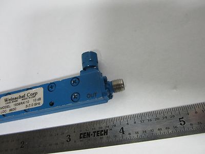 RF WEINSCHEL 1538RA-10 DIRECTIONAL COUPLER  GHz FREQUENCY MICROWAVE BIN#F3-16