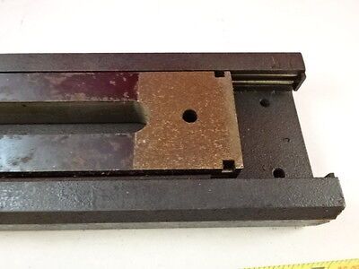 LINEAR POSITIONING SLIDE STAGE TABLE AUTOMATION GAGES AS PICTURED &IL-74-24