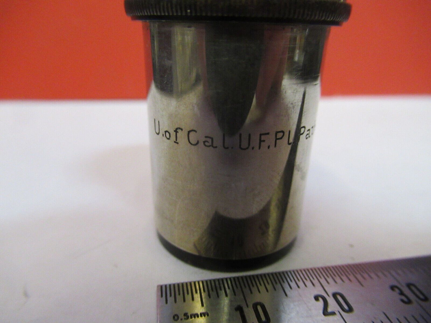 ANTIQUE CARL ZEISS GERMANY LENS OCULAR MICROSCOPE PART AS PICTURED  #H9-B-09