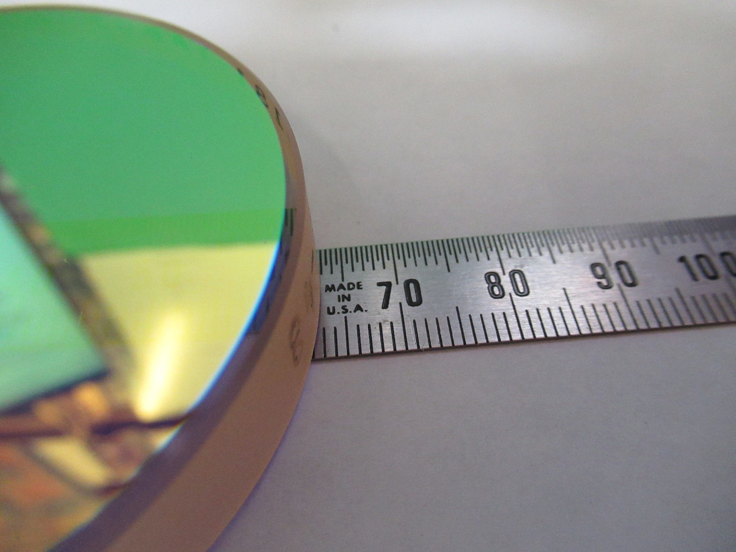 OPTICAL FLAT COATED ZERODUR PRO ZYGO LASER OPTICS AS PICTURED 98-A-09