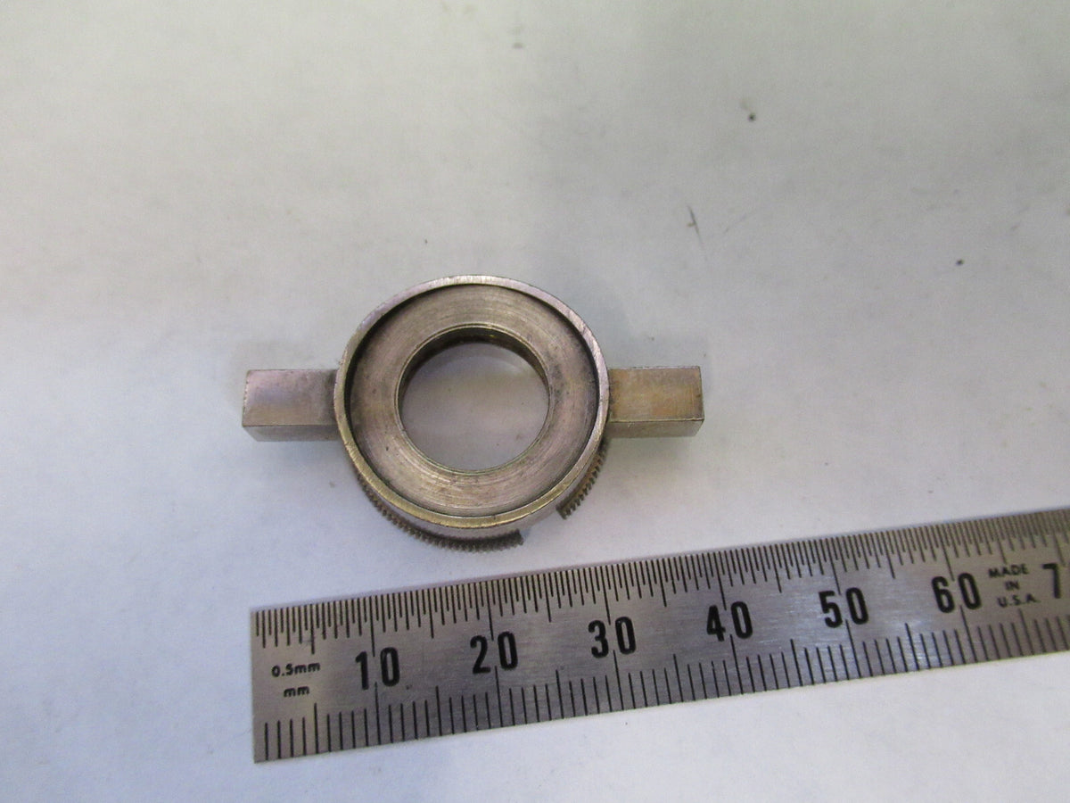 ANTIQUE NACHET PARIS LENS HOLDER MICROSCOPE PART AS PICTURED X2-A-40