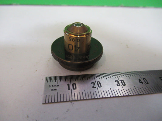 Antique Carl Zeiss AG 40 Lens Objective Microscope Part