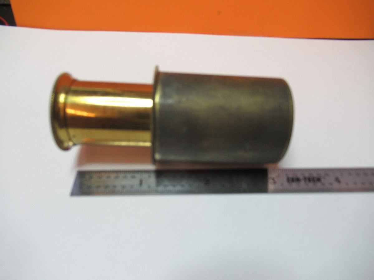 ANTIQUE BRASS EYEPIECE "A" BAUSCH LOMB MICROSCOPE PART AS PICTURED &W8-A-01