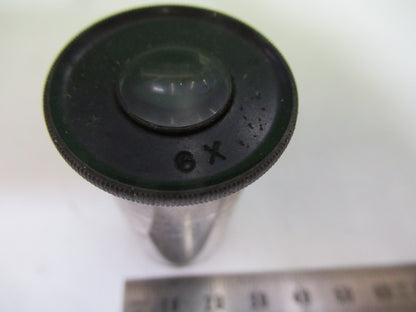 ANTIQUE BAUSCH LOMB 6X WF EYEPIECE OCULAR MICROSCOPE PART As Pictured V1-A-20