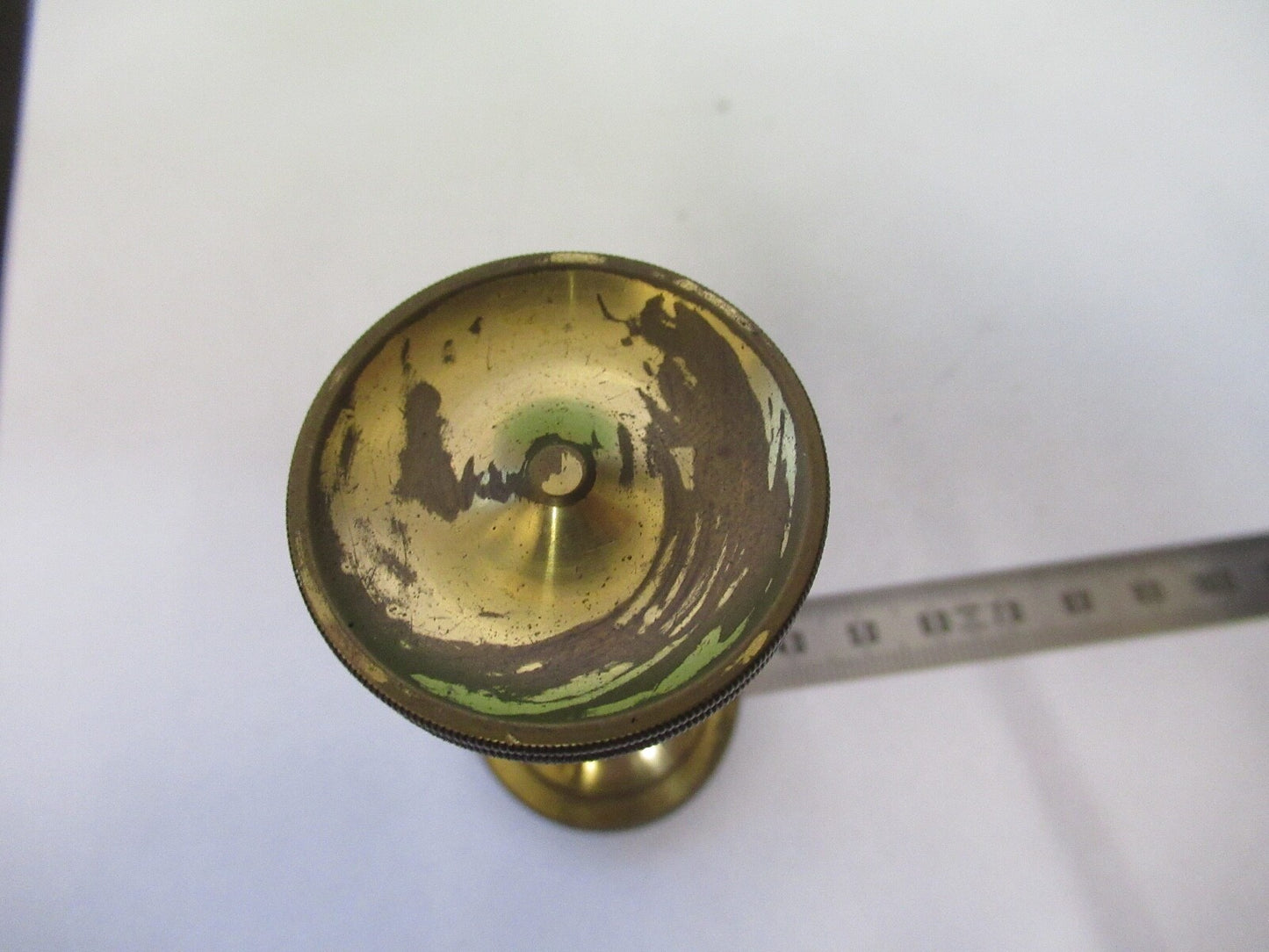 ANTIQUE BAUSCH LOMB BRASS SET OF KNOBS FRAME MICROSCOPE PART AS PICTURED G5-A-49