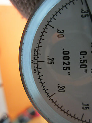 VINTAGE SCHNELLTASTER 0.0025" METROLOGY GERMANY  BIN#16