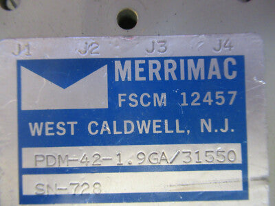 MERRIMAC POWER SPLITTER 1.9 GHz RF MICROWAVE MODULE AS PICTURED &A7-B-06