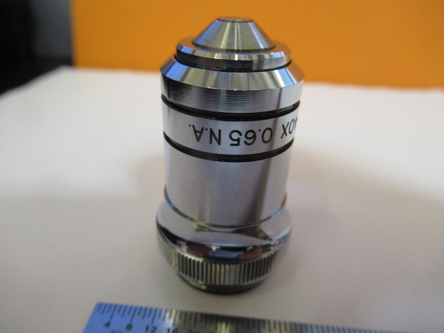 BAUSCH LOMB M 40X 31-22-83 OBJECTIVE OPTICS MICROSCOPE PART AS PICTURED &A4-A-29