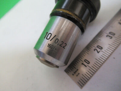 Carl Zeiss AG Germany 10X /160 Objective Lens Microscope Part