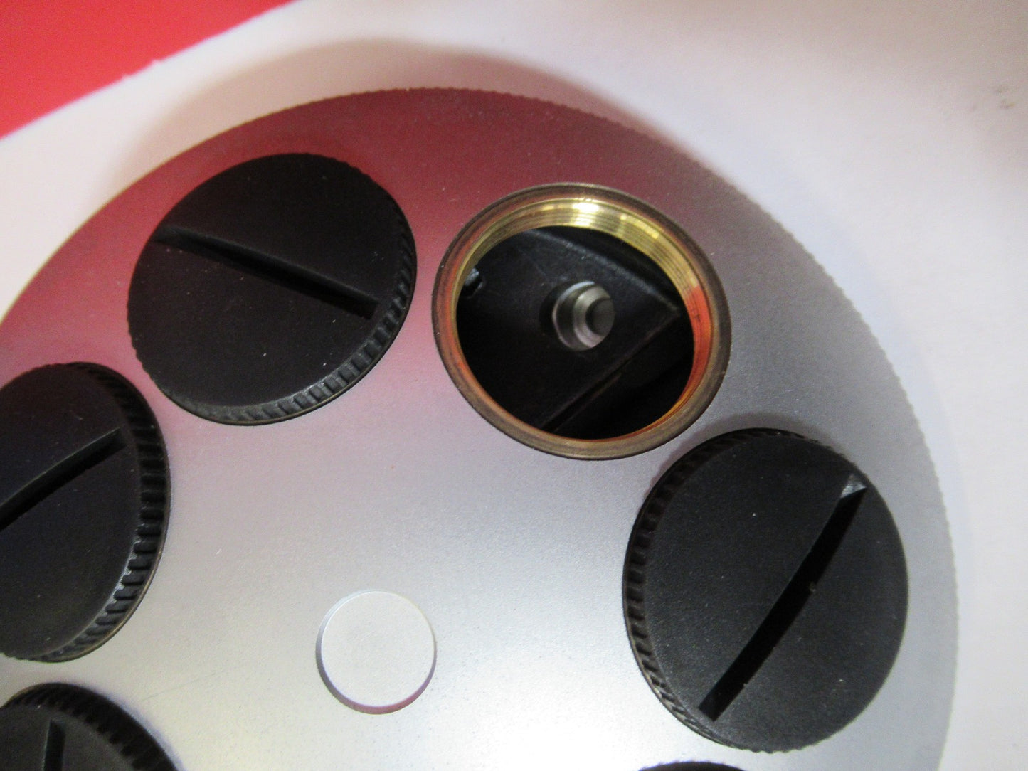 LEICA LEITZ GERMANY DMRX NOSEPIECE MICROSCOPE PART AS PICTURED FT-2-150