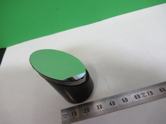 OLYMPUS JAPAN MOUNTED GLASS FLAT MIRROR MICROSCOPE PART AS PICTURED T6-B-08